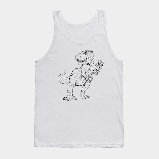 Time-Rex Tank Top by AJIllustrates